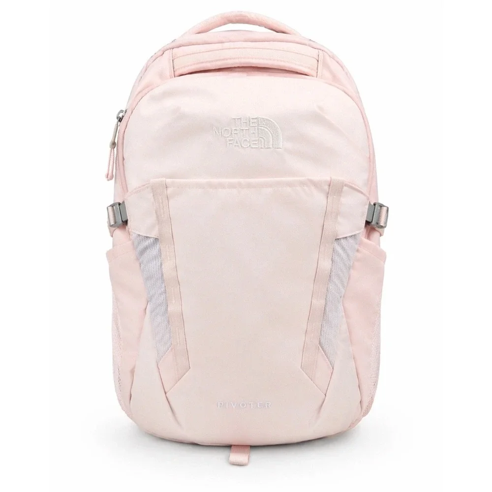 The North Face Pivoter Backpack Light Pink Laptop School Bag NWT